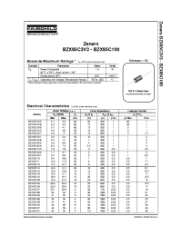 Datasheet BZX85C6V8 manufacturer Fairchild